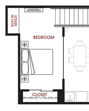 One Bedroom Loft One Bedroom Loft